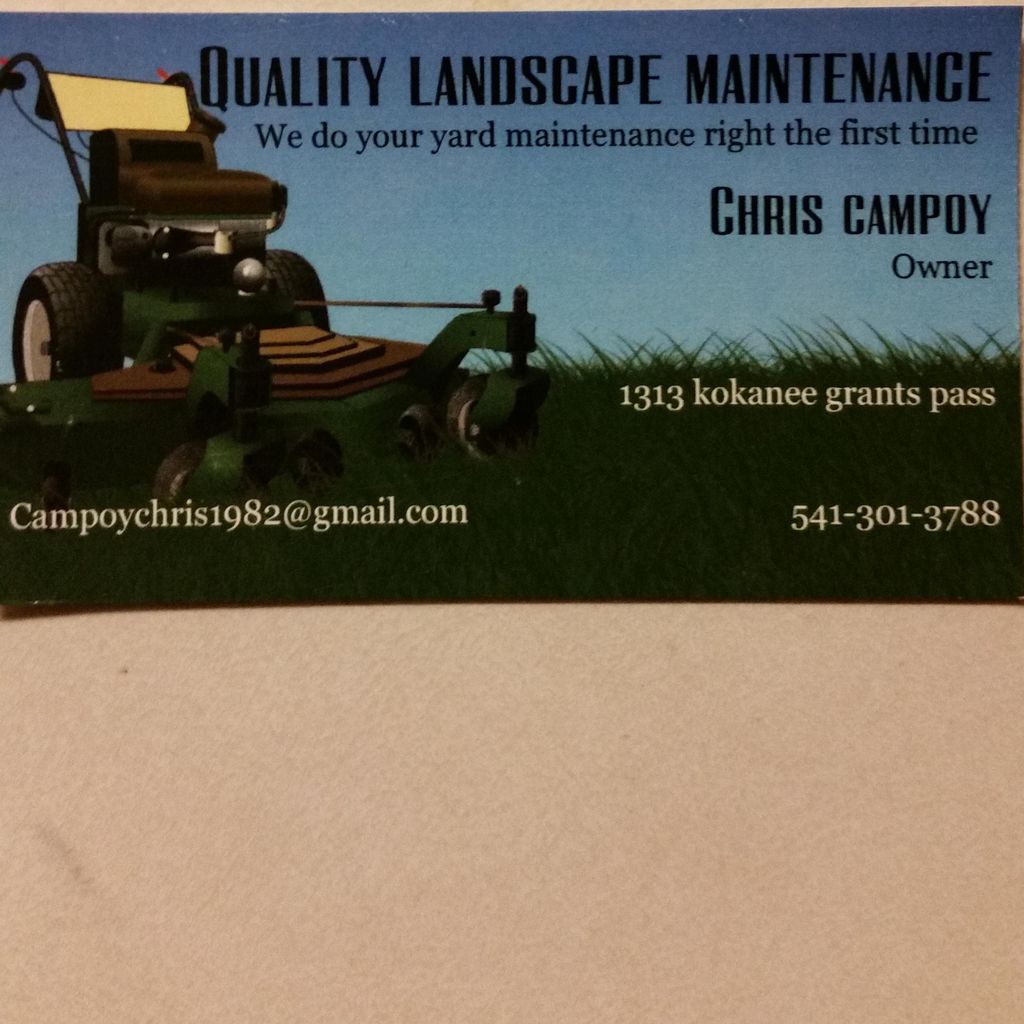 Quality Landscape Maintenance
