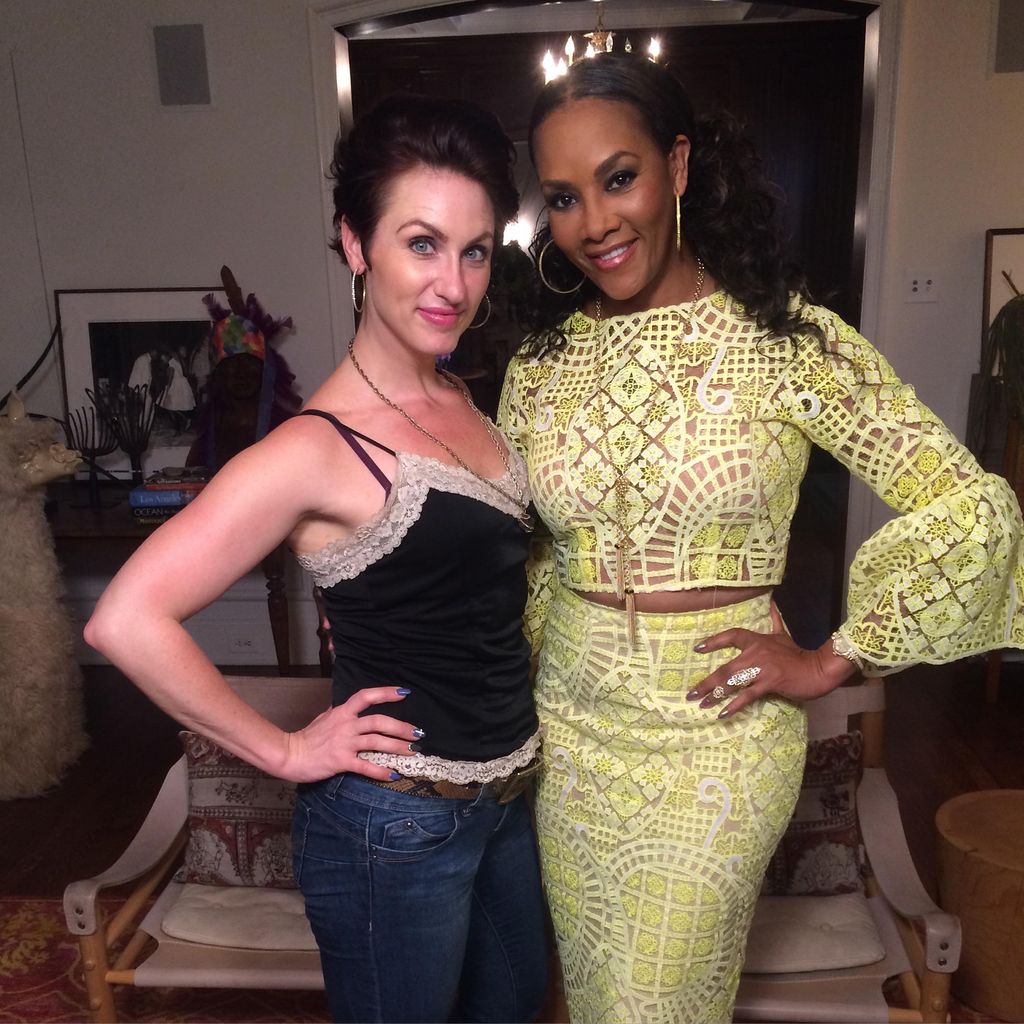 Vivica A. Fox loved the makeup I did for her!