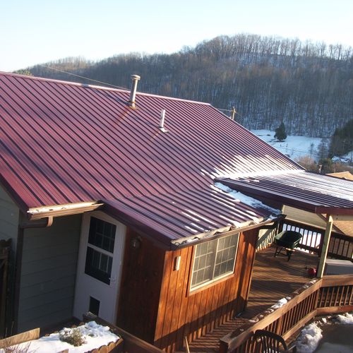Metal Roof install