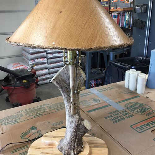 Hand crafted lamp