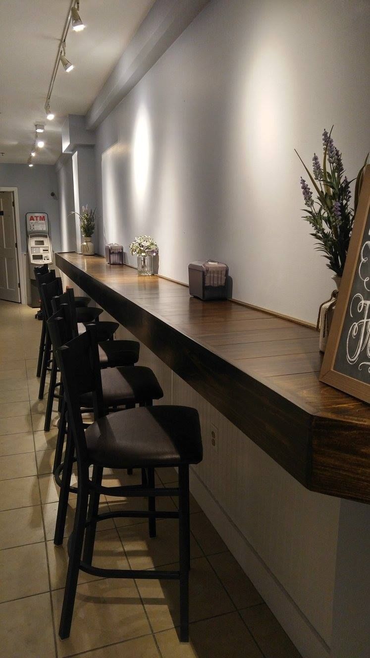 Café Remodel in Poughkeepsie (after): custom coffe