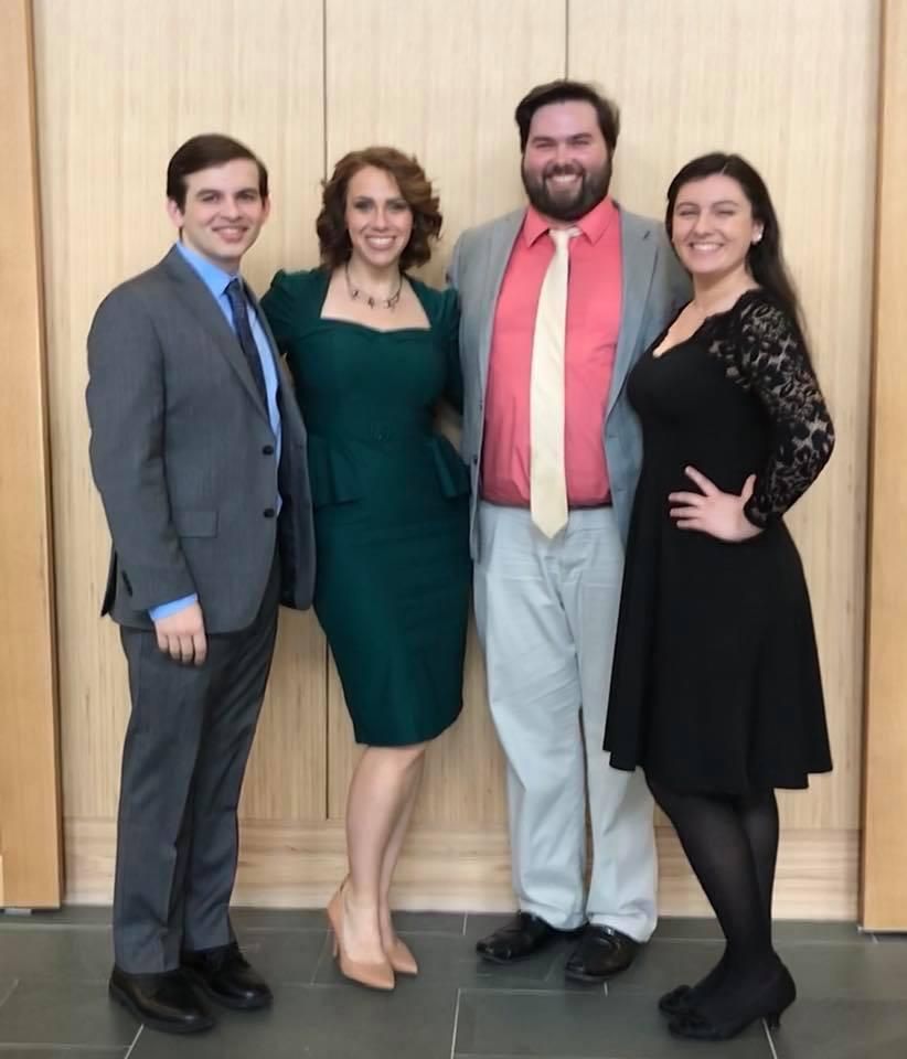 With our studio accompanist and two winners from m