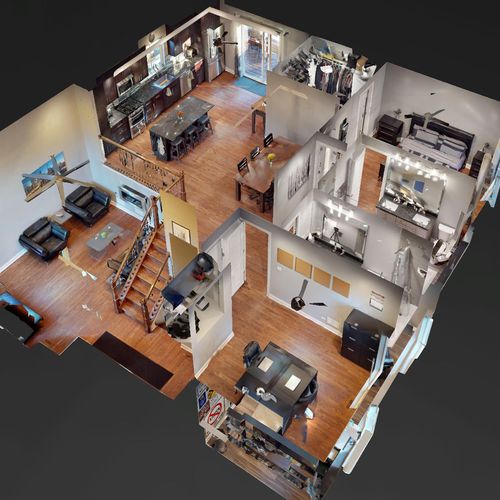 Mind blowing, fully interactive 3D dollhouse views
