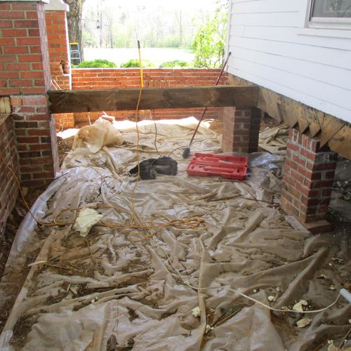 Porch Removed