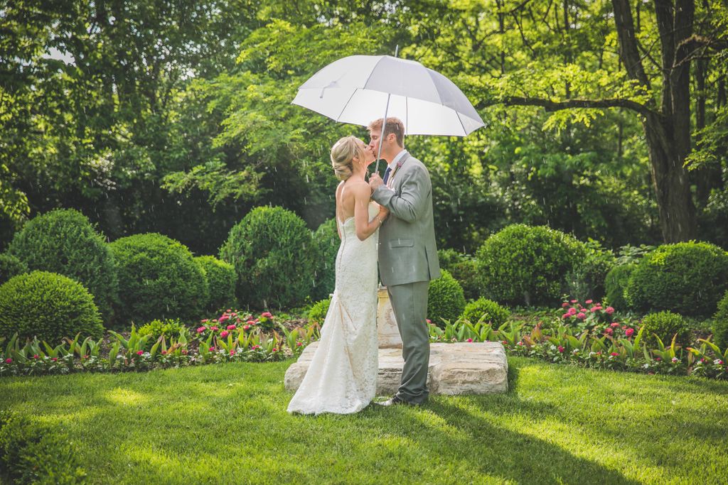 Not even the rain could dampen their Love