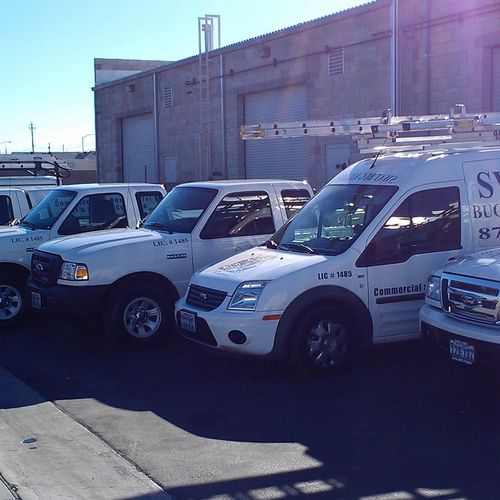 SOME OF SWATS SERVICE VEHICLES