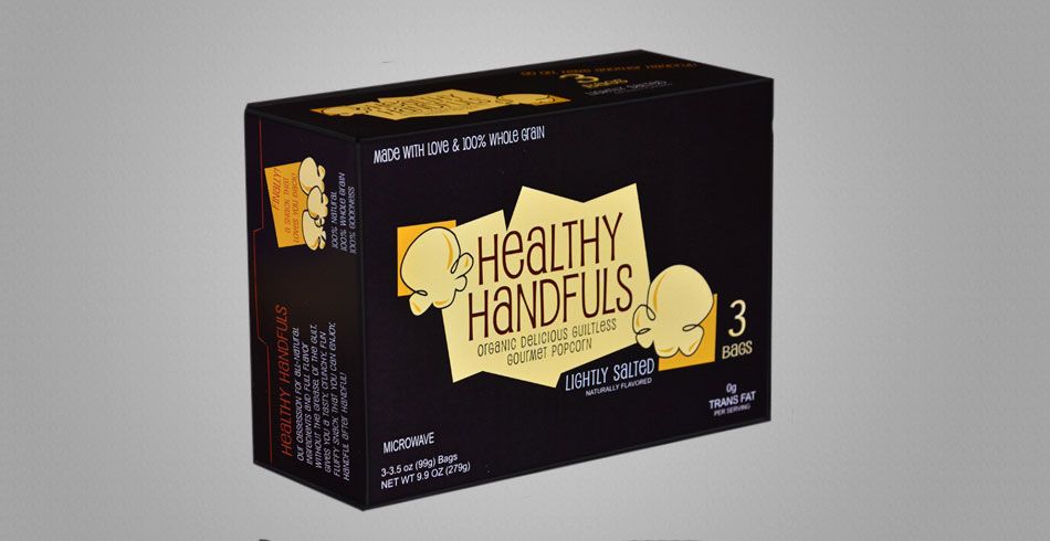 Branding and packaging design for mock company.