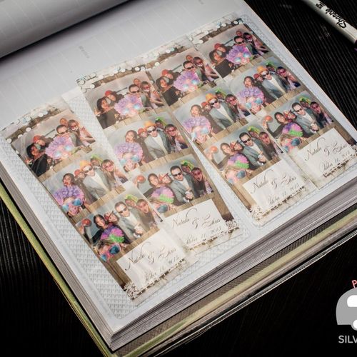 Free photo album/sign-in book with our photo booth