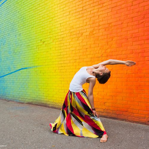 Yoga enhances colors of life!