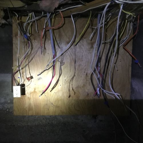 Someone stole the Electrical panels 