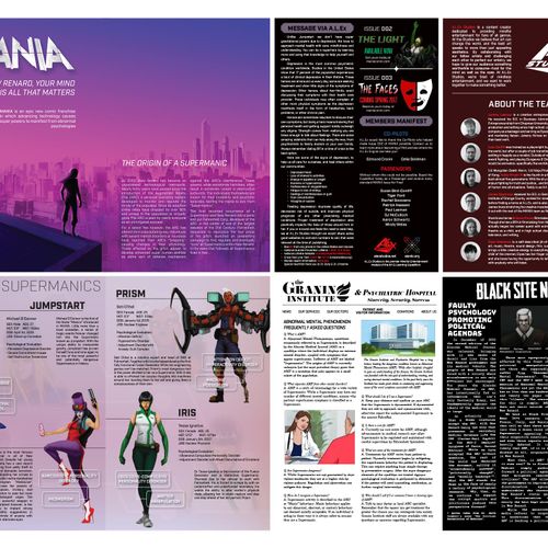 MANIA Page Layouts - Supplemental and promotional 