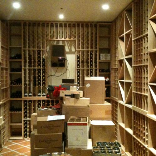 new wine cellar