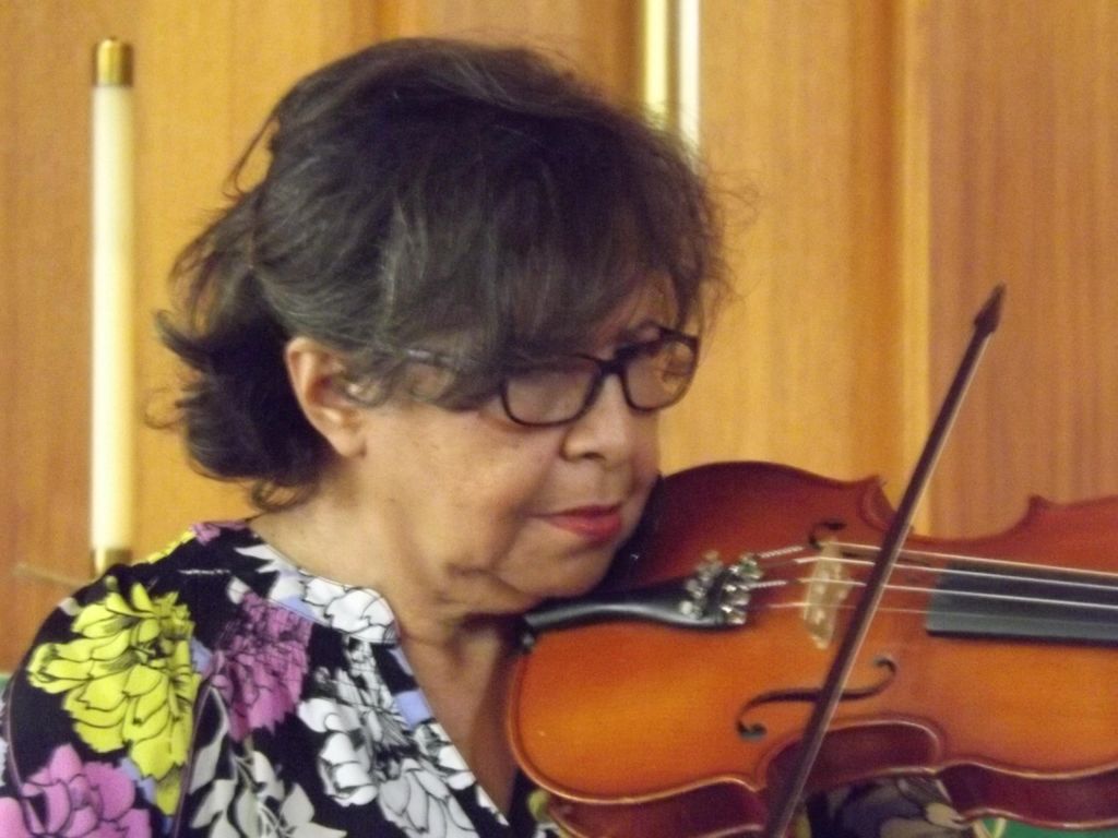 Juanita at a recital. I teach people of all ages.