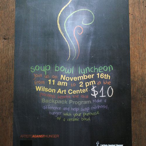 Artist's Against Hunger: promotional poster
