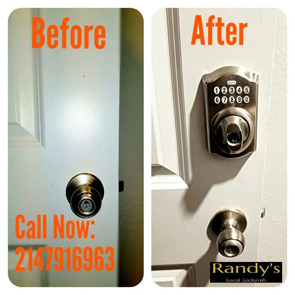 Schlage keypad installed from scratch!