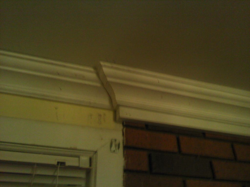 Crown Molding installed. Really dresses up this ro