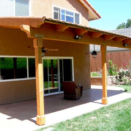 Wood Patio Cover