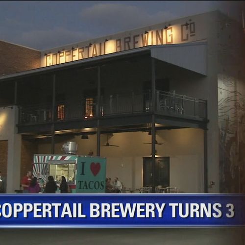 Earned media TV story for Coppertail Brewing Co. 