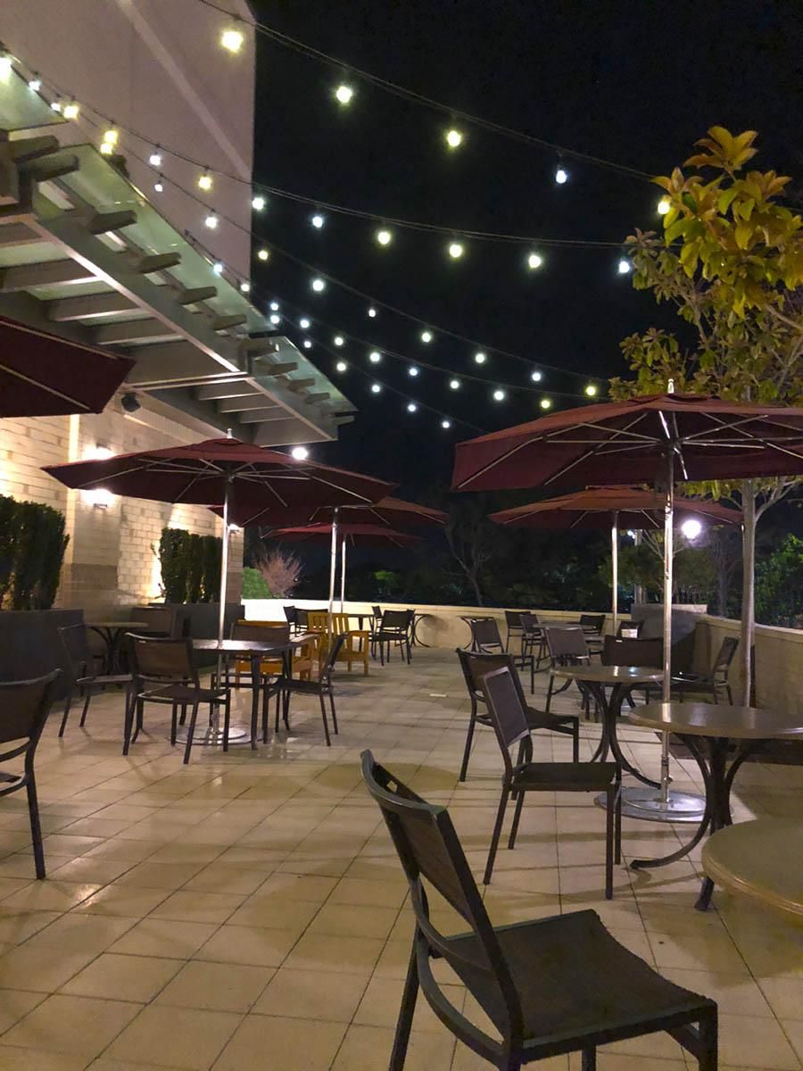 Picnic lights, Nordstroms, Corte Madera, CA