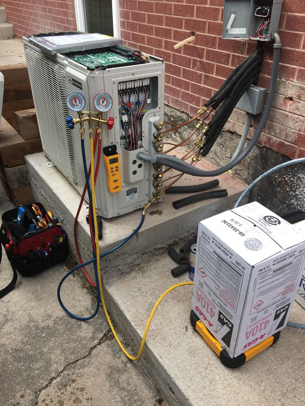 4 head mini split system