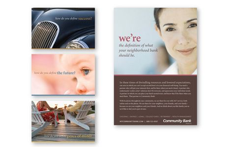 Branding campaign for new local bank  Community B