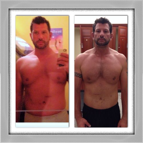 My client Steven going from 26%bf to 13%bf in 12 w