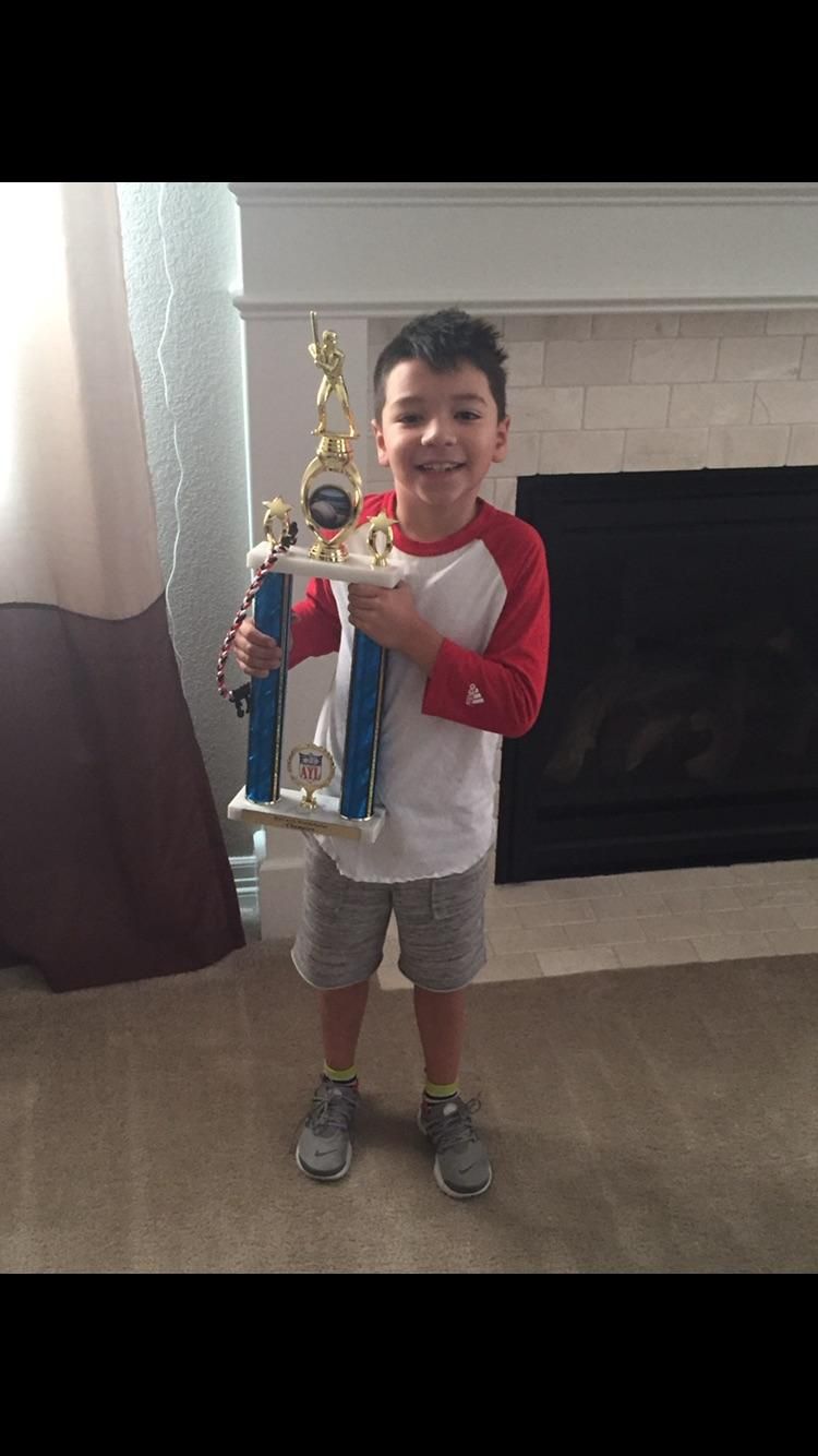 My youngest client Michael, won World Series mvp i