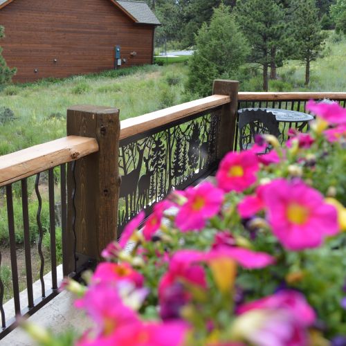 Integrate your deck or stair railing with our imag