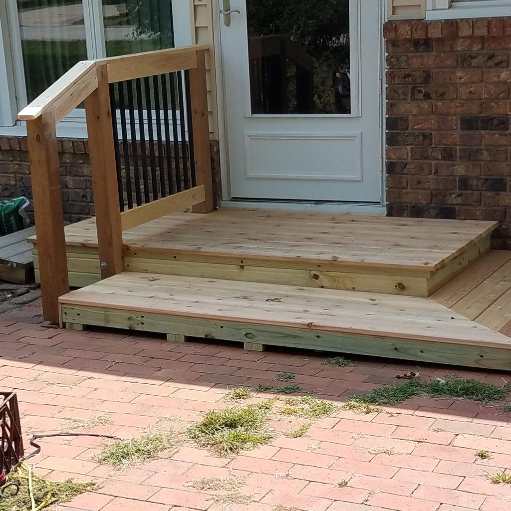 Would you prefer the concrete slab step, or this?