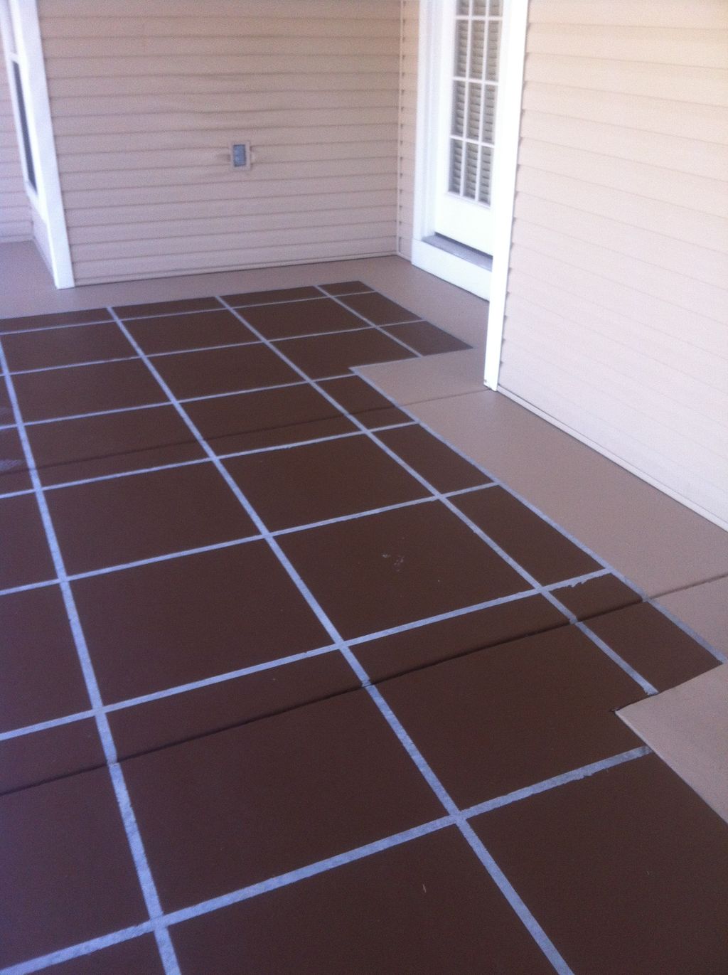 Stained Concrete I did in Maumelle Ar.