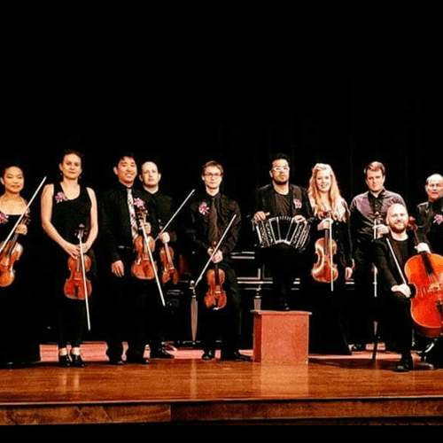 On stage with Sullivan County Chamber Orchestra