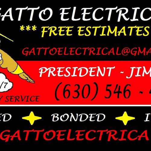 Business card - Gatto Electric, Inc.