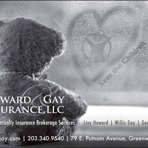 Law Firm Sponsorship ad for Save the Children