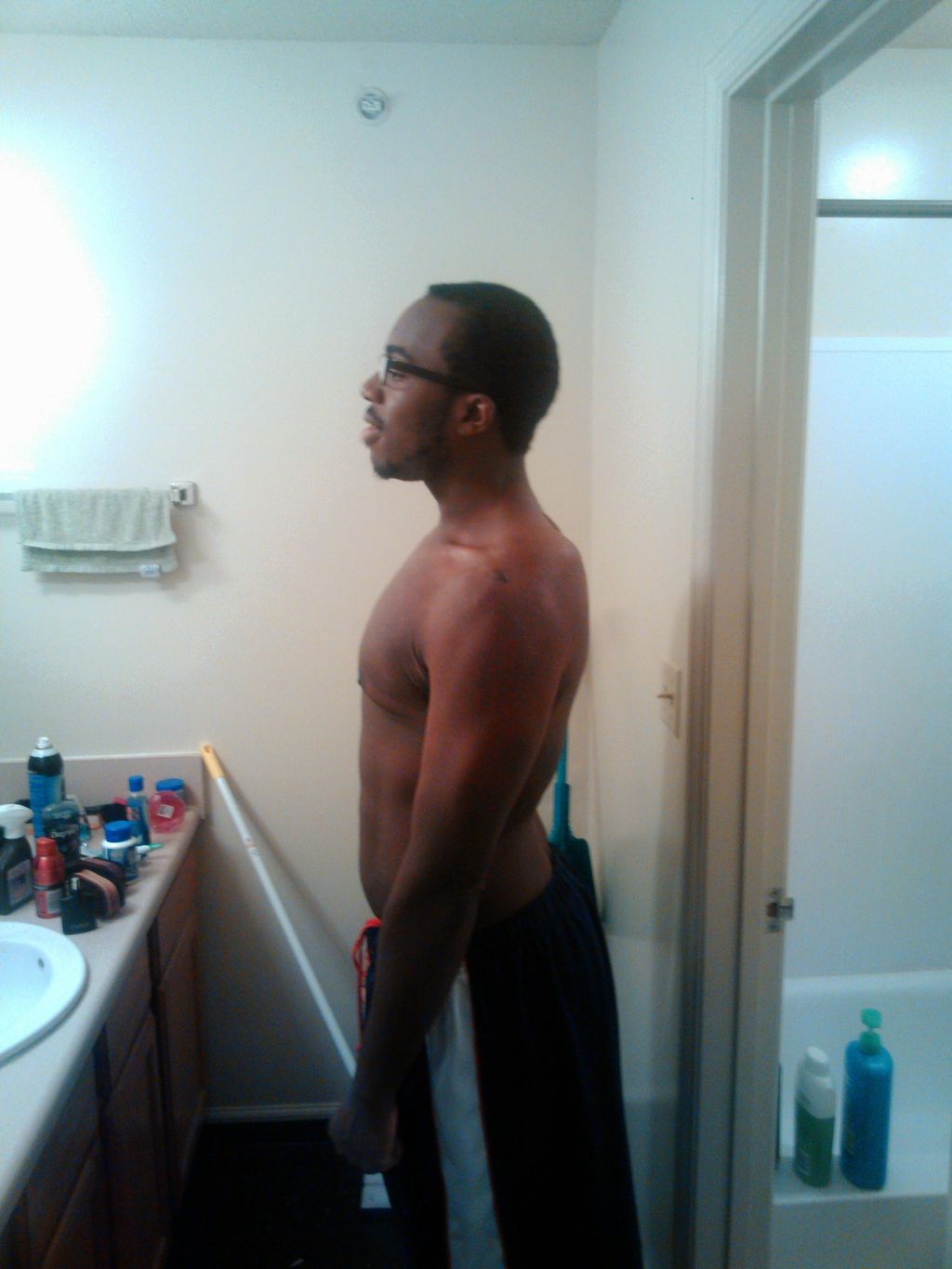 Me 205-215. Best shape I have ever been in.