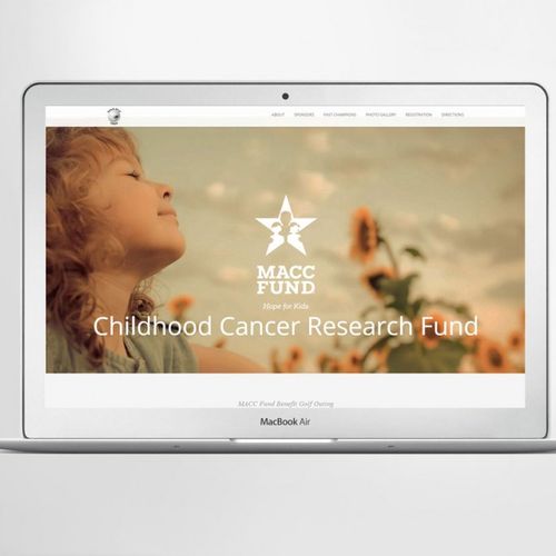 Website Redesign  for Maxfly Charity Golf Outing f