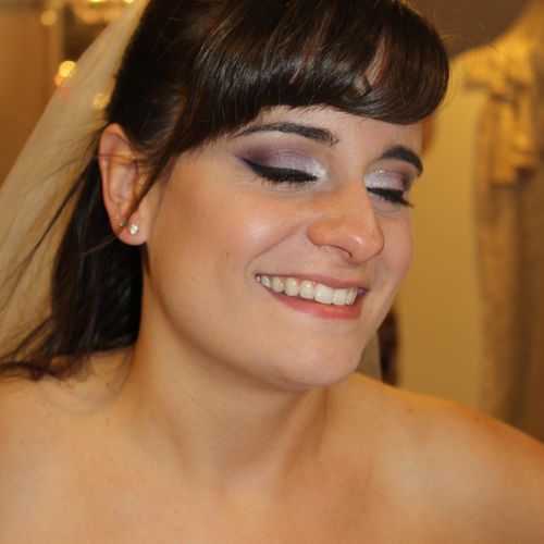 Bridal Makeup on my twin sister