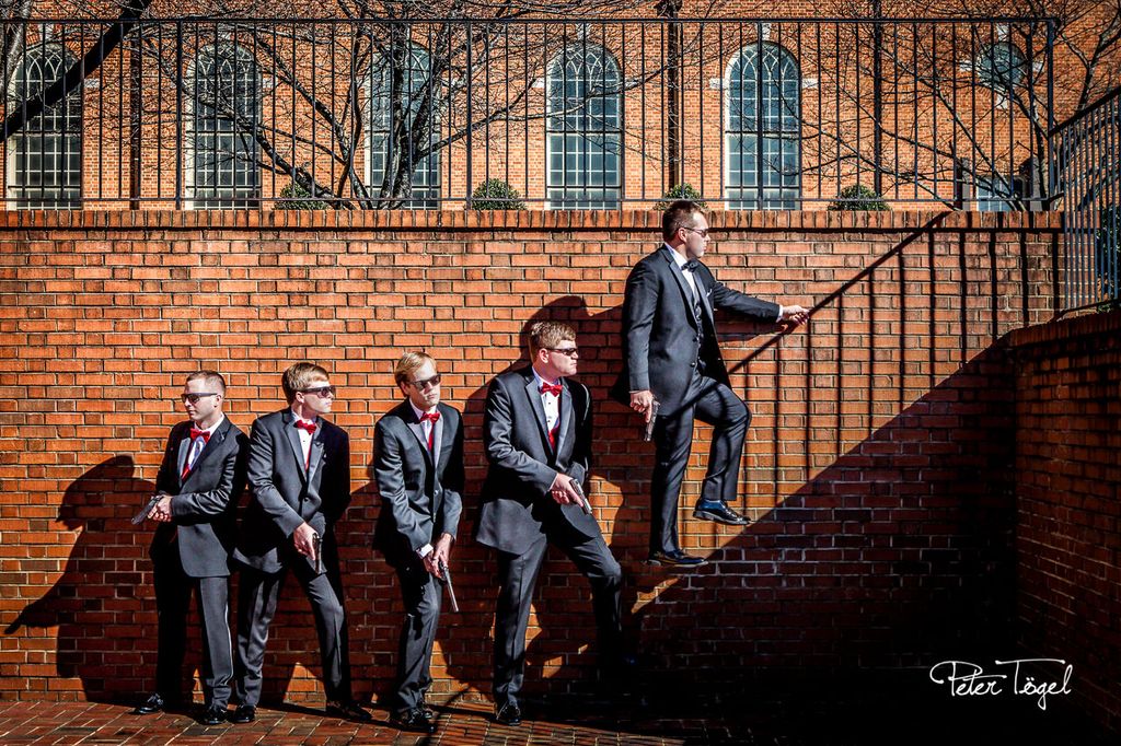 Wedding Photography with Groom and Groomsmen (Imag