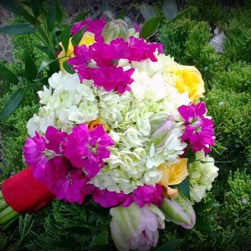 Bouquet for Garden Wedding - April 2014
