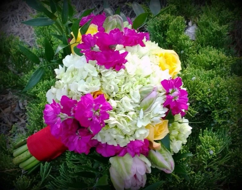 Bouquet for Garden Wedding - April 2014