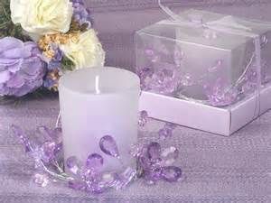 Wedding candle favors