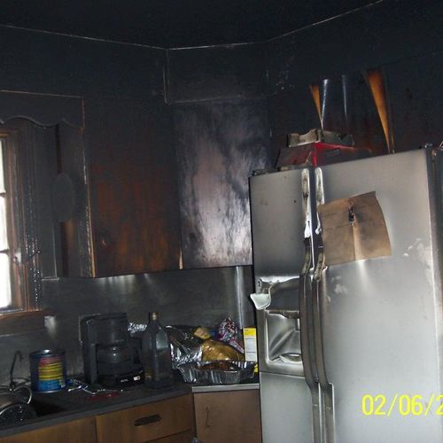 Kitchen Fire Before