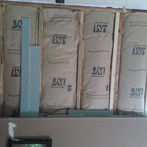 insulation install