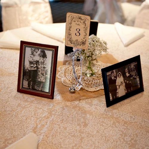 Burlap, lace, Beige wedding in the Marine Room at 