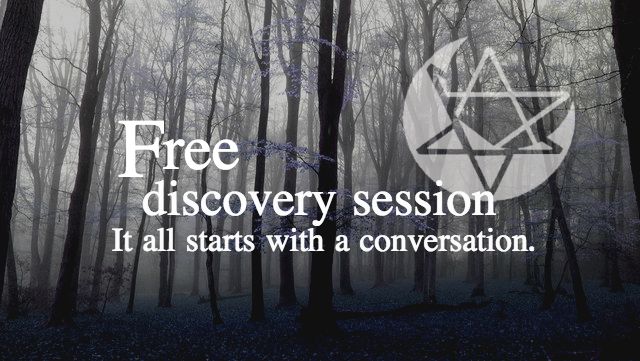 I am offering a free discovery session to anyone w