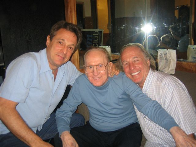 A photo with Les Paul and Jackie the Jokeman Martl