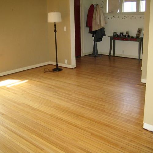 This was a natural 1 1/2" flooring in St. Paul.