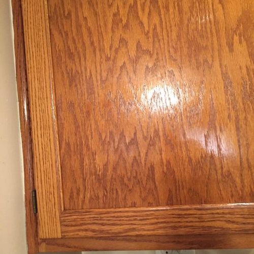 Transforming dull cabinets