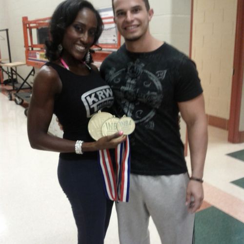 My clients first competition she took 1st place Ma