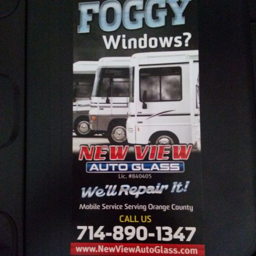 New View RV and auto glass