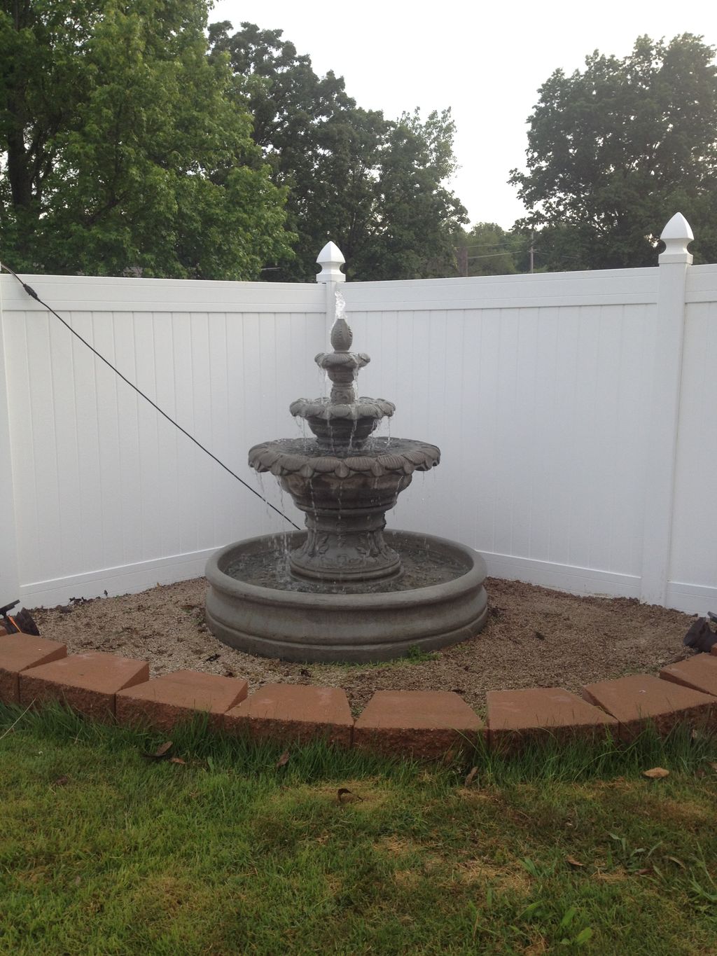 After water fountain